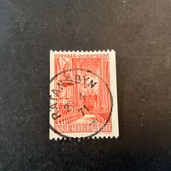 Uppsala domkyrka facit nr 600 praktstämplat RÄTANSBYN