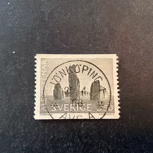 Ales stenar facit nr 579 praktstämplat JÖNKÖPING 1