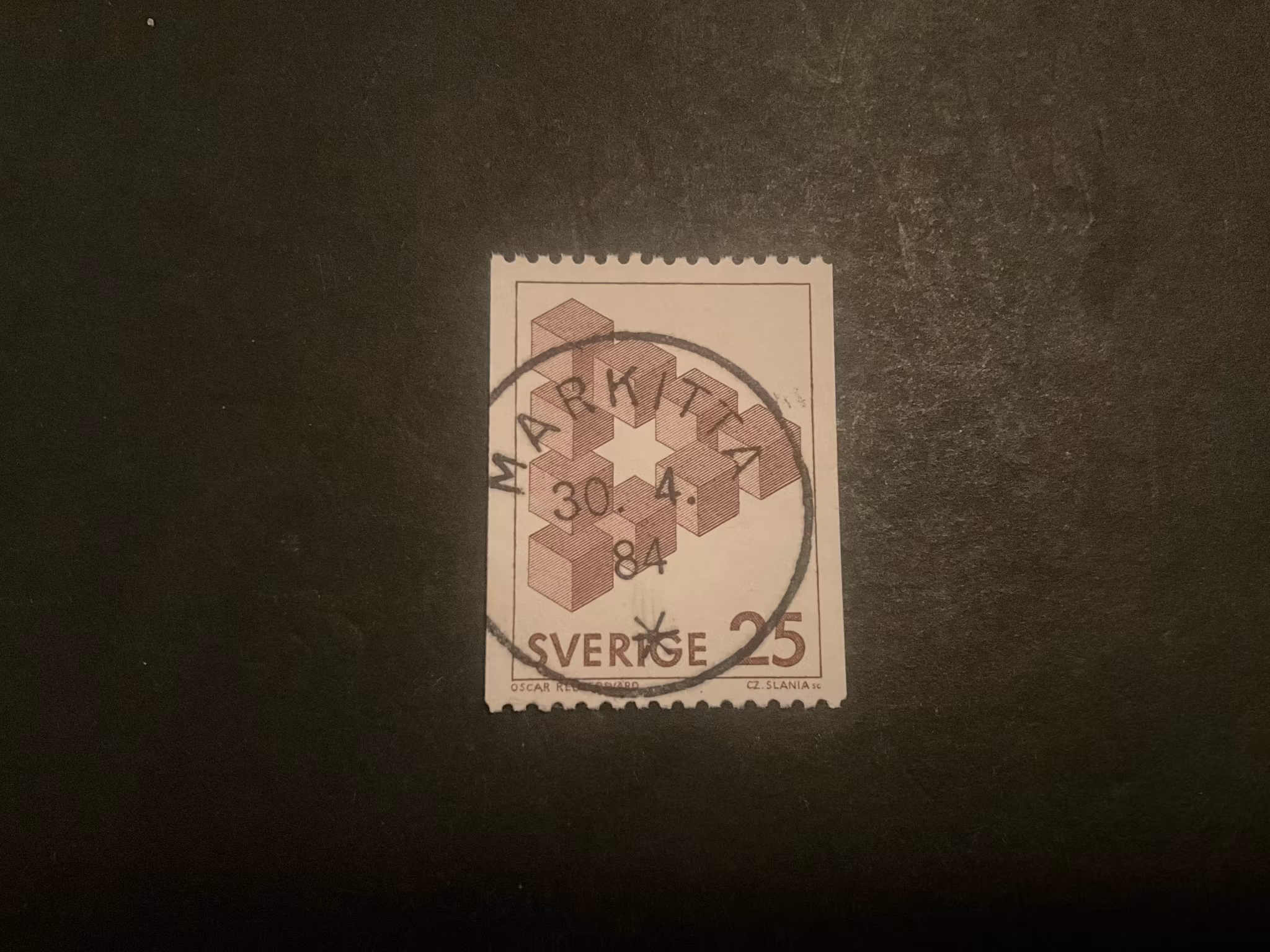 Omöjliga figurer facit 1199 lyxstämplat MARKITTA, sista dag