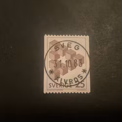 Omöjliga figurer facit 1199 lyxstämplat SVEG*ÄLVROS*, sista dag