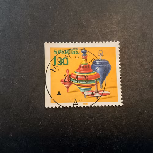 Gamla leksaker facit nr 1066 lyxstämplat MORJÄRV