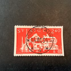 Sverige i världen facit nr 1178 lyxstämplat KRISTINEHAMN 1