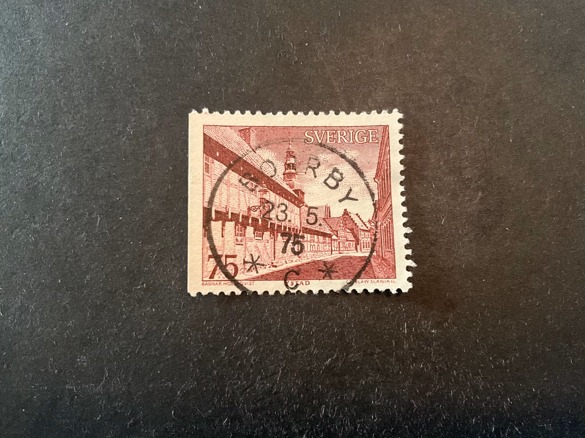 Ystad facit nr 866 B1 praktstämplat BORRBY