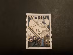 Massa och papper facit nr 1639 lyxstämplat HALMSTAD 3