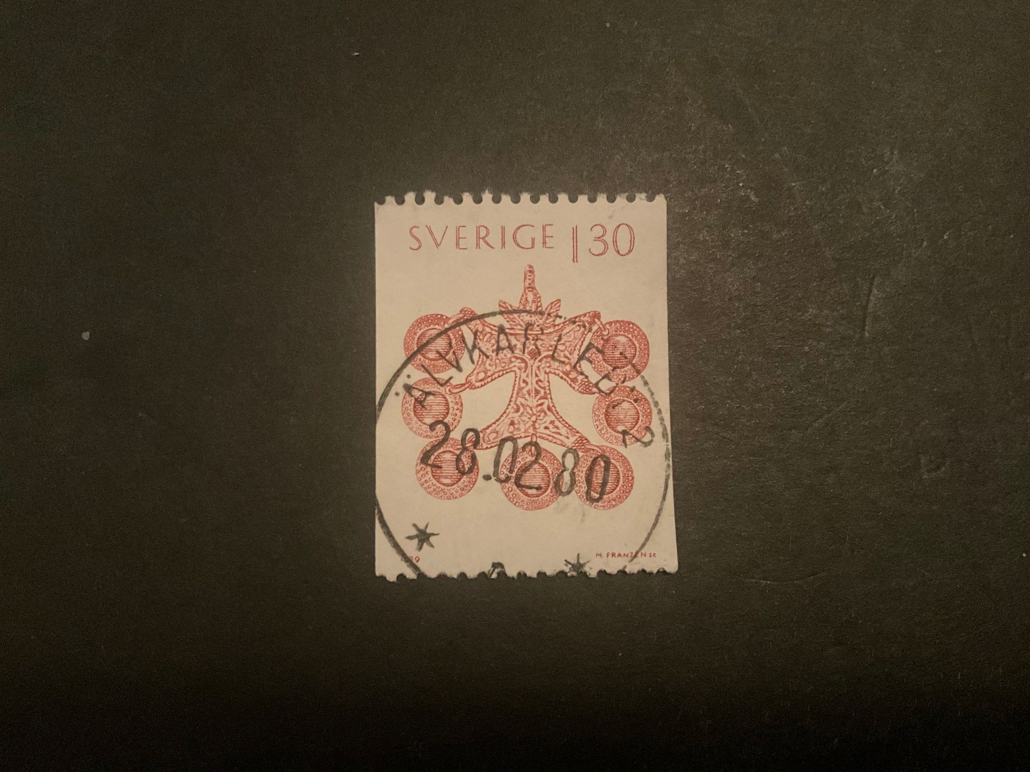 Folkdräkter facit nr 1107 praktstämplat ÄLVKARLEBY