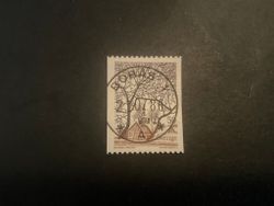 Naturmotiv facit nr 819 V1 lyxstämplat BORÅS 1