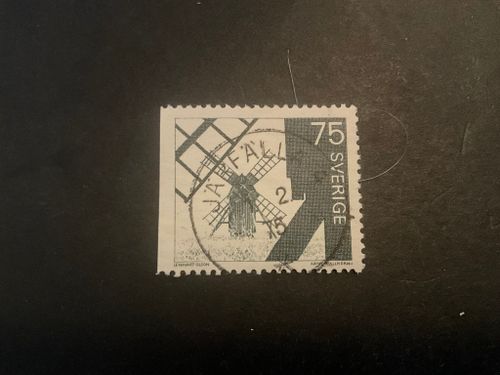 Öländska väderkvarnar facit nr 730 B1 praktstämplat JÄRFÄLLA 4