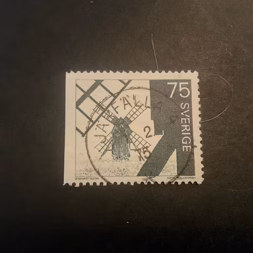 Öländska väderkvarnar facit nr 730 B1 praktstämplat JÄRFÄLLA 4