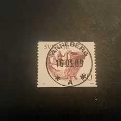 Dryckeshorn facit nr 973 lyxstämplat ANNEBERG