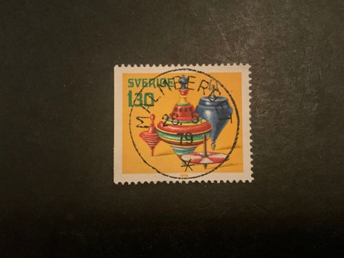 Gamla leksaker facit nr 1066 lyxstämplat MALMBERGET
