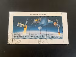 Europa i rymdåldern facit nr 1680-1682 i stämplat block