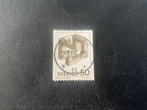 Omöjliga figurer facit mr 1200 lyxstämplat ALVESTA