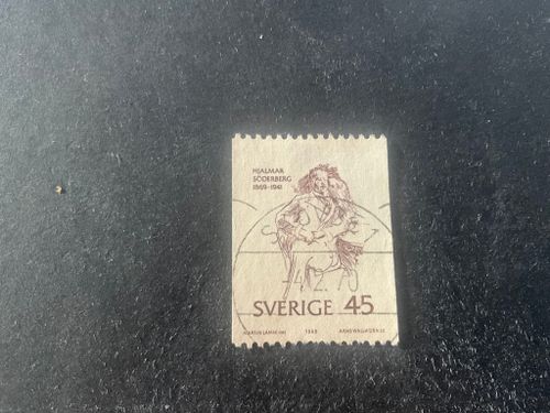 Hjalmar Söderberg facit nr 672 A praktstämplat SKÖVDE 1