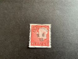 Gustaf VI Adolf typ III praktstämplat INGARÖ , del av 2:a stämpel