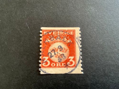 Lilla riksvapnet 1920 facit nr 139 praktstämplat MALMBÄCK