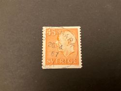 Gustaf VI Adolf typ III facit nr 429 A praktstämplat GRÄSMARK