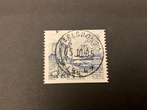 Svenska turistföreningen facit nr 1357 lyxstämplat KARLSBORG 1