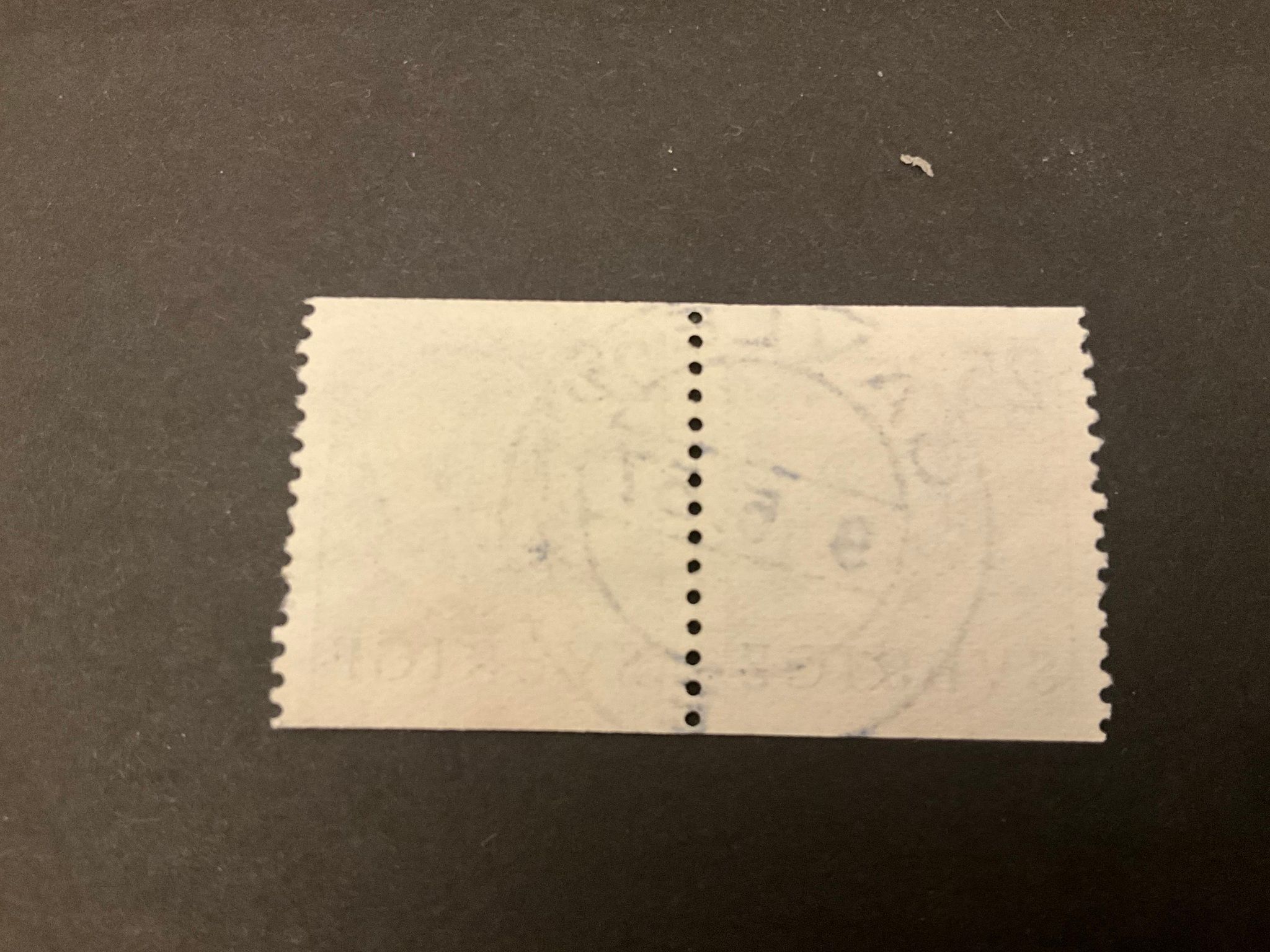 Gustaf VI Adolf typ I facit nr 406 A i 2+2-sidigt par praktstämplat GÄVLE 1