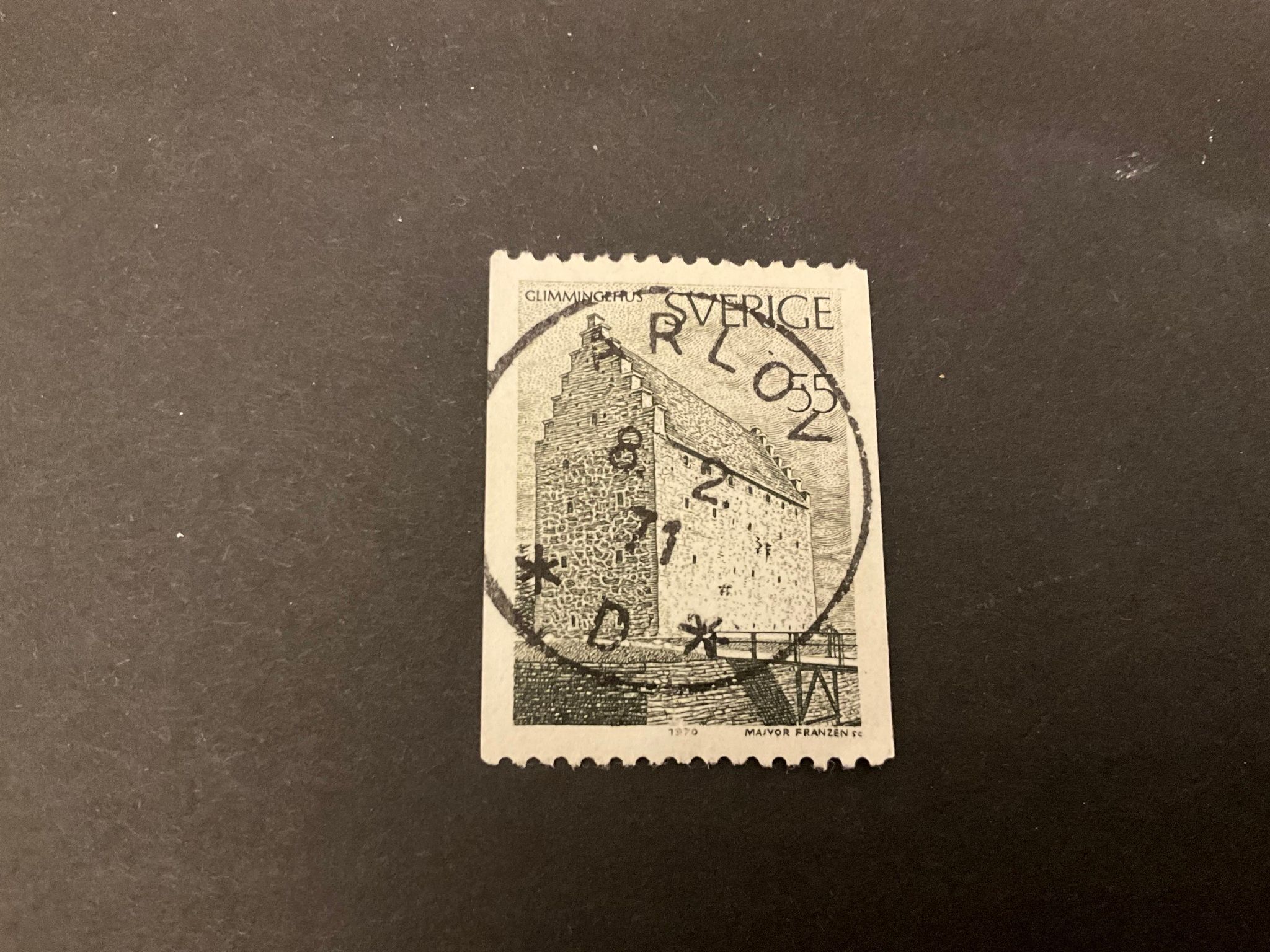 Byggnadsminnen 1970 facit nr 700 A praktstämplat ARLÖV