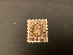 Oscar II facit nr 58 praktstämplat EKEDALEN