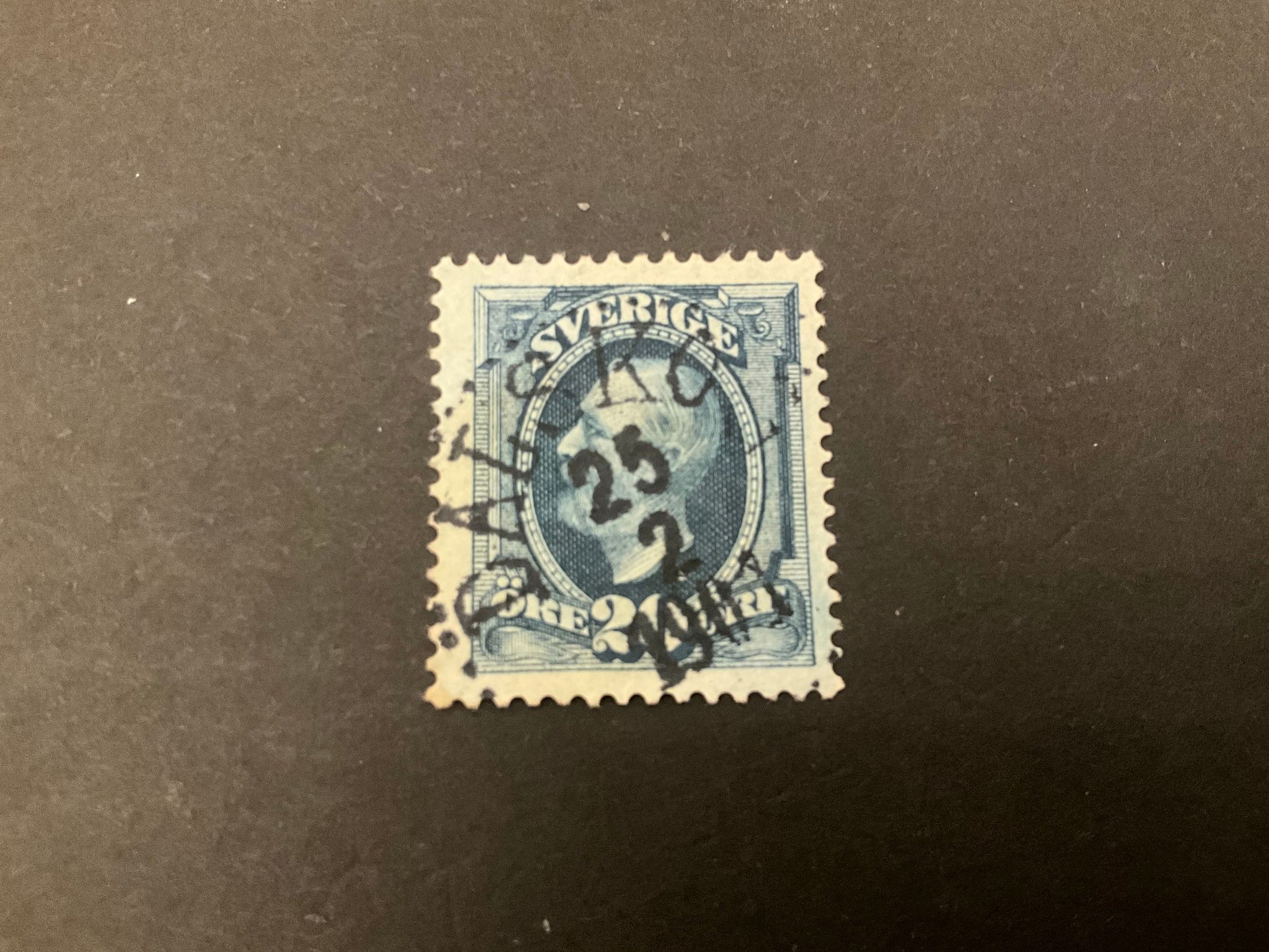 Oscar II facit nr 56 praktstämplat DALSKOG