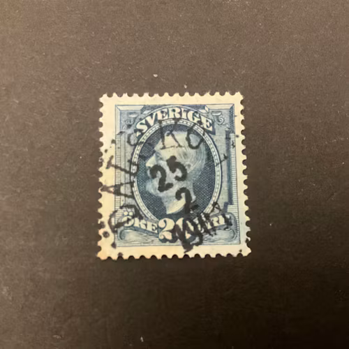 Oscar II facit nr 56 praktstämplat DALSKOG