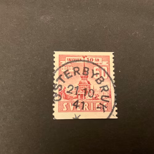 Skansen facit nr 331 praktstämplat ÖSTERBYBRUK