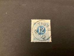 Ringtyp T 13 facit nr 32 praktstämplat TIDAN