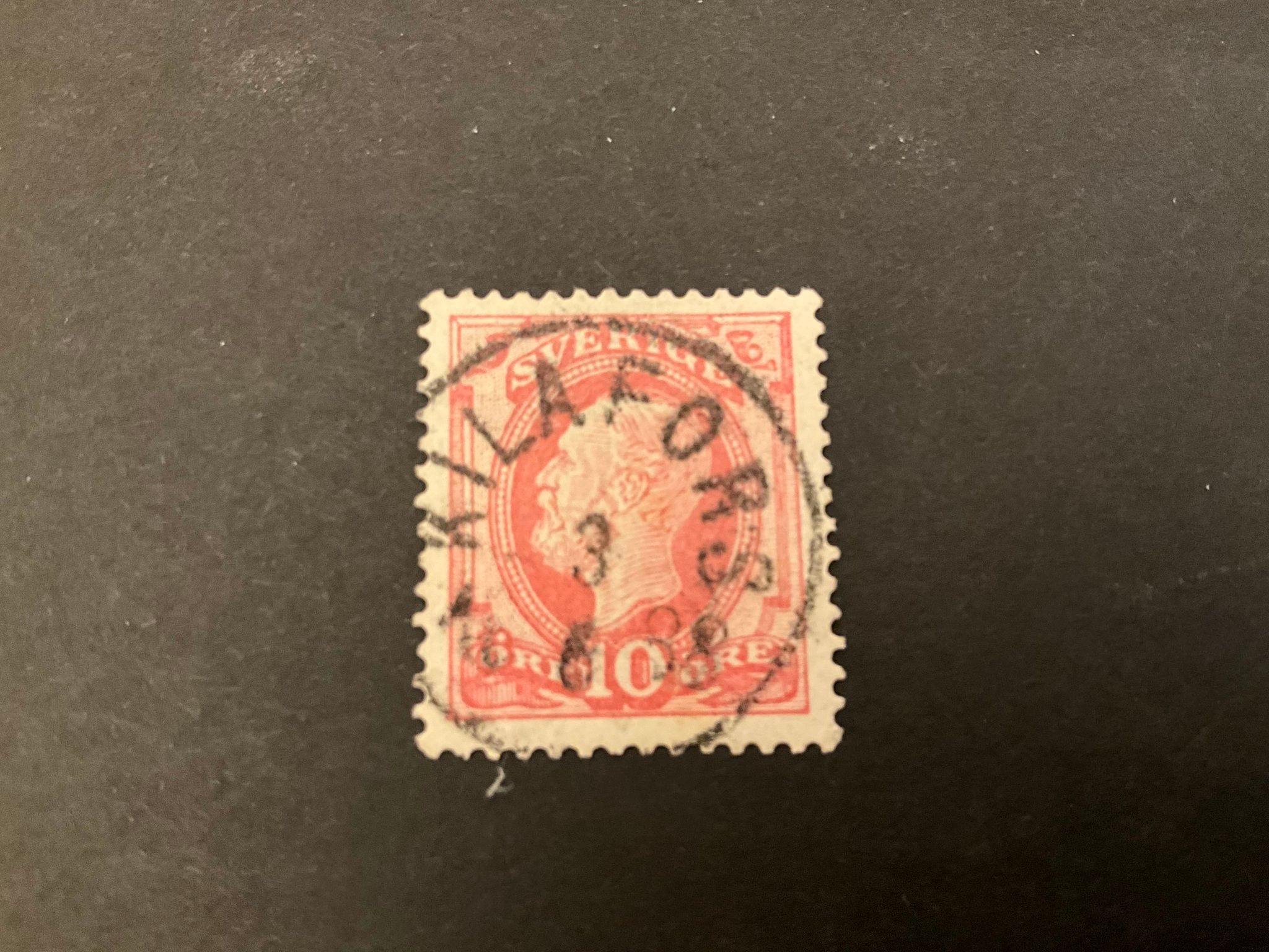 Oscar II facit nr 45 praktstämplat KILAFORS
