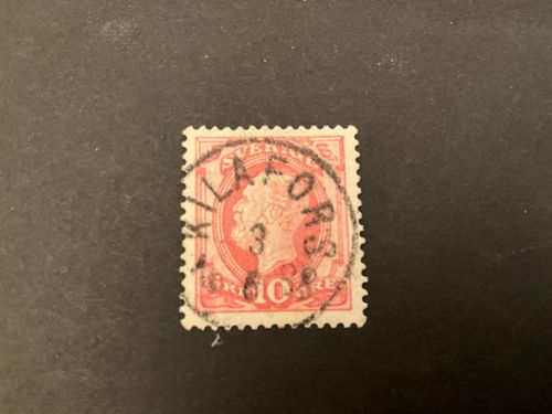 Oscar II facit nr 45 praktstämplat KILAFORS