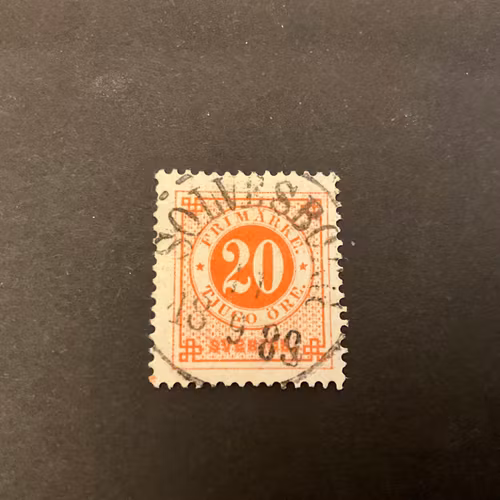 Ringtyp PH facit nr 46 praktstämplat SÖLVESBORG