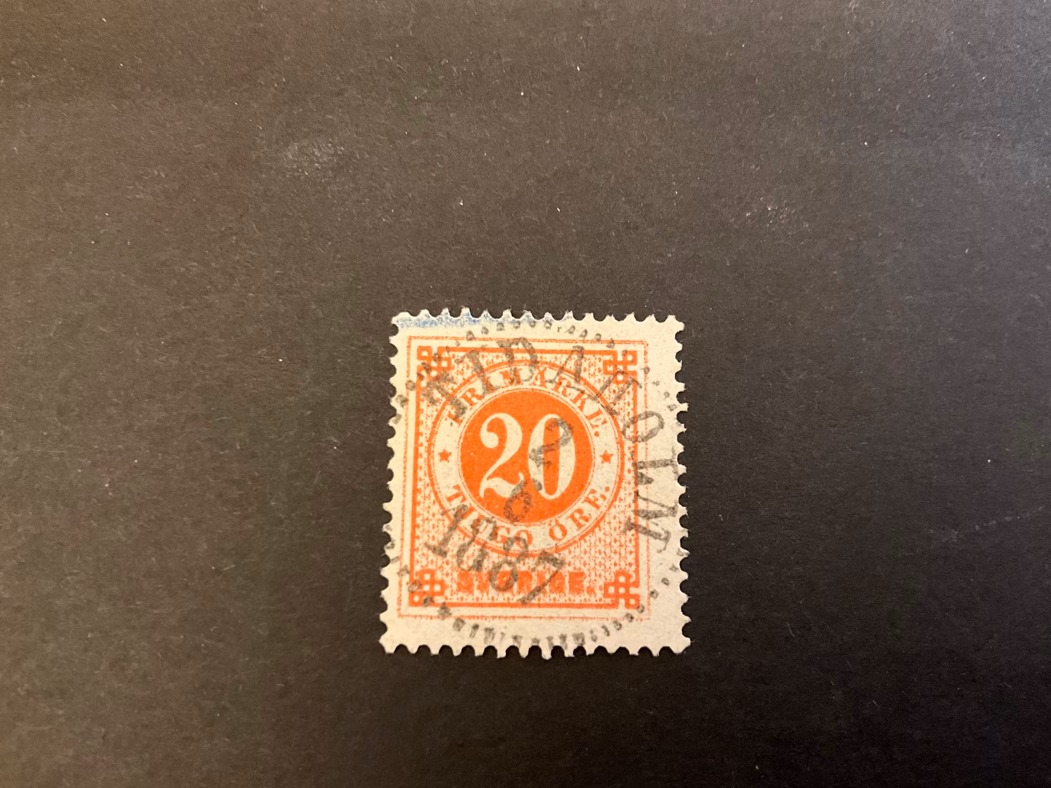 Ringtyp PH facit nr 46 praktstämplat TIDAHOLM