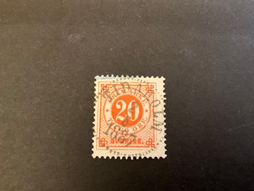 Ringtyp PH facit nr 46 praktstämplat TIDAHOLM