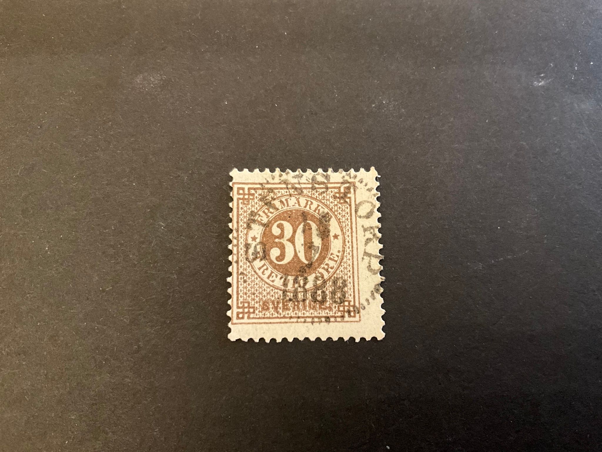Ringtyp PH facit nr 47 praktstämplat STENSTORP