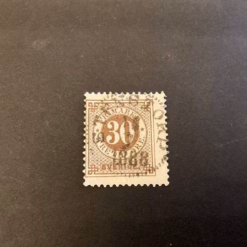 Ringtyp PH facit nr 47 praktstämplat STENSTORP