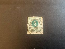 Ringtyp PH facit nr 43 praktstämplat WESTERVIK