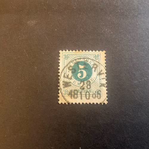 Ringtyp PH facit nr 43 praktstämplat WESTERVIK