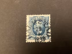 Oscar II facit nr 56 praktstämplat HALMSTAD