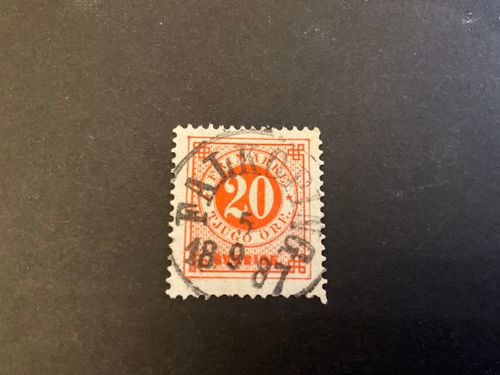 Ringtyp PH facit nr 46 praktstämplat FALKÖPING