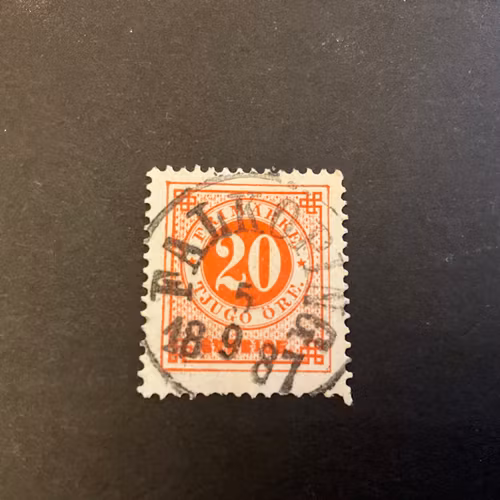 Ringtyp PH facit nr 46 praktstämplat FALKÖPING