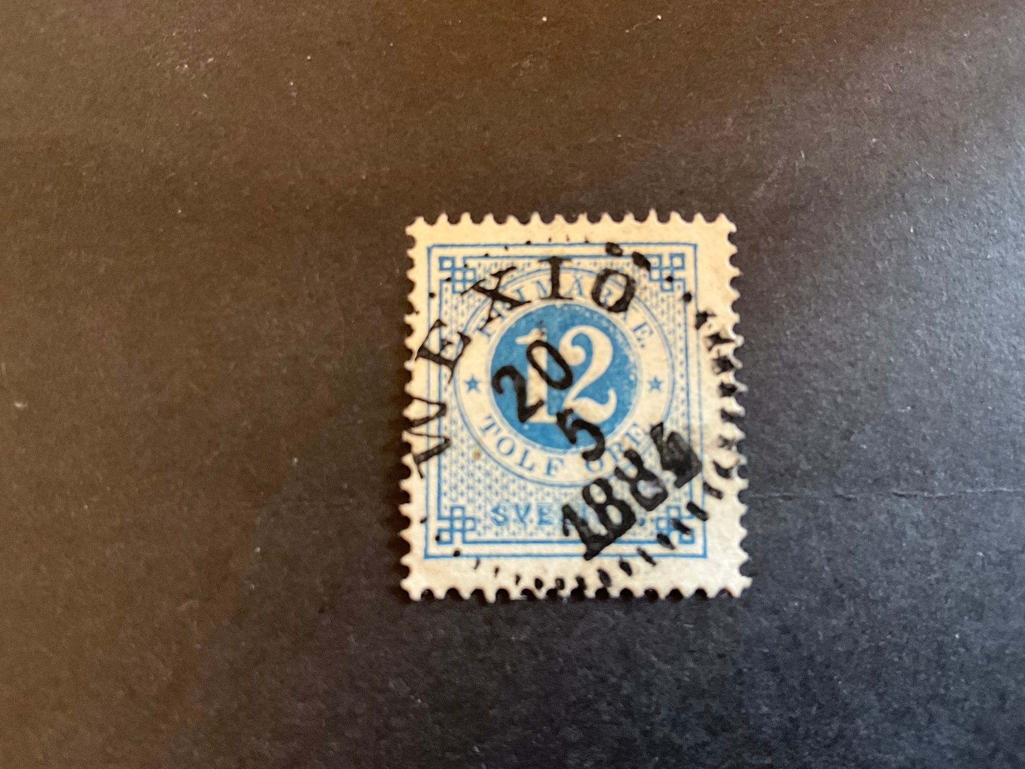 Ringtyp T 13 facit nr 32 praktstämplat WEXIÖ