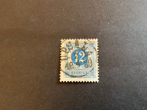 Ringtyp T 13 facit nr 32 praktstämplat UPSALA