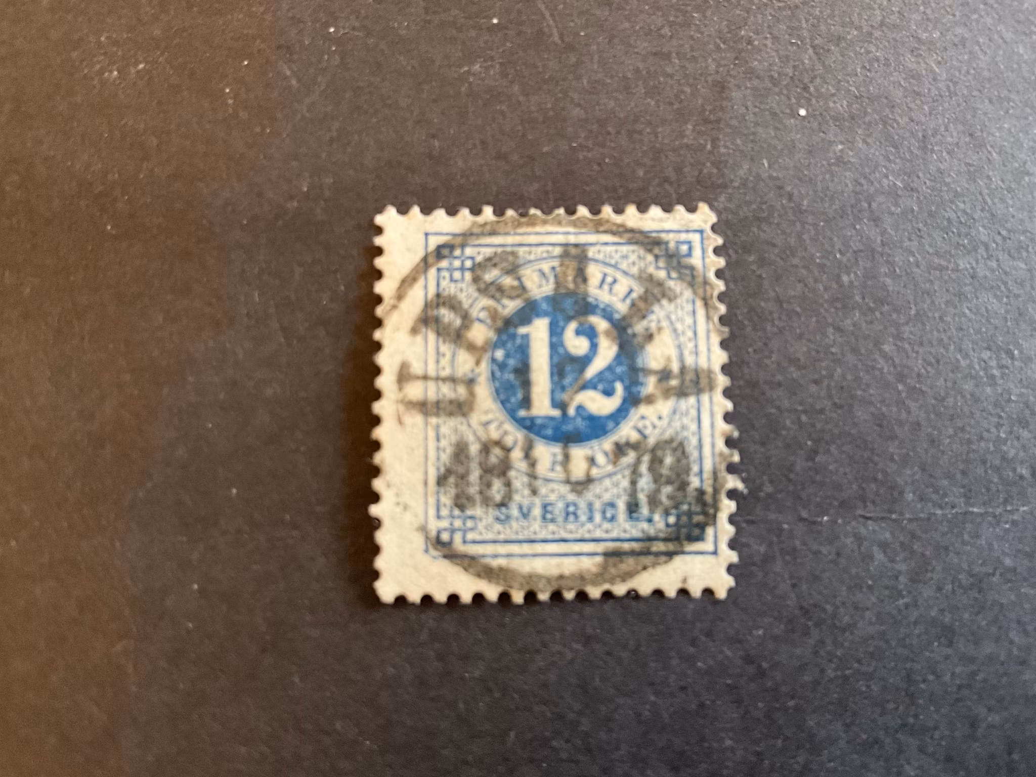 Ringtyp T 13 facit nr 32 lyxstämplat UPSALA