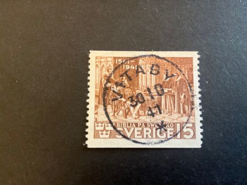 Bibeln facit nr 328 A praktstämplat VITABY