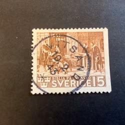 Bibeln facit nr 328 B2 praktstämplat VITSAND