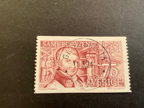 Samuel Owen facit nr 860 lyxstämplat GÖTEBORG 13
