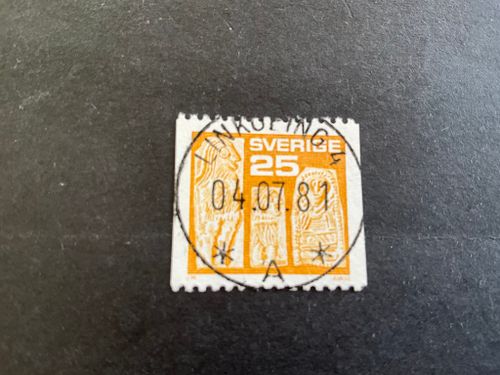 Guldgubbar facit nr 915 V2 lyxstämplat LINKÖPING 4 , sista dag