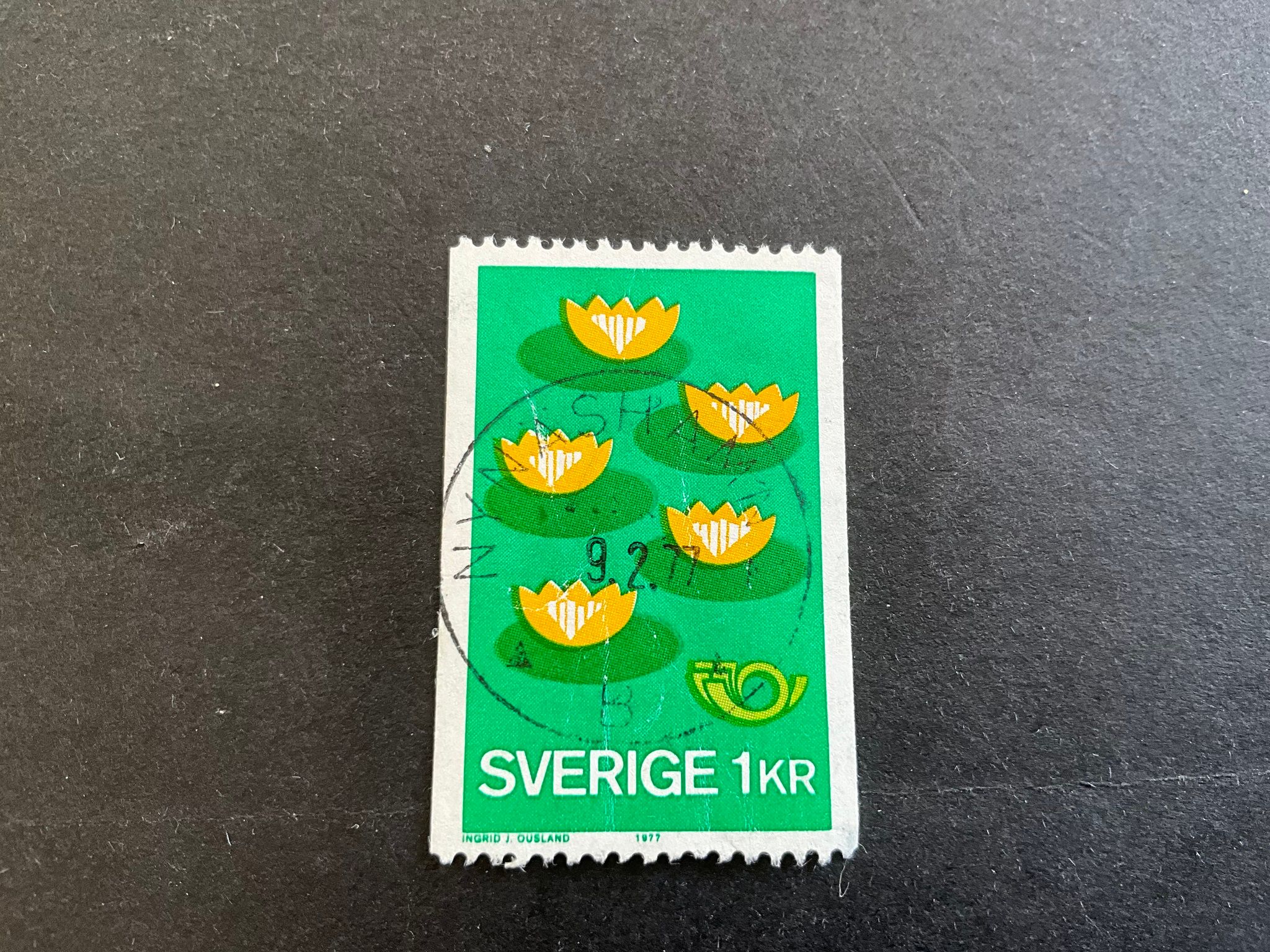 Norden IV miljövård facit nr 989 lyxstämplat NYNÄSHAMN 2