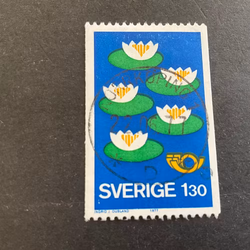 Norden IV miljövård facit nr 990 lyxstämplat NORRKÖPING 1