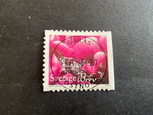 Hjärtat i naturen facit nr 2931 lyxstämplat BORÅS POSTNORD